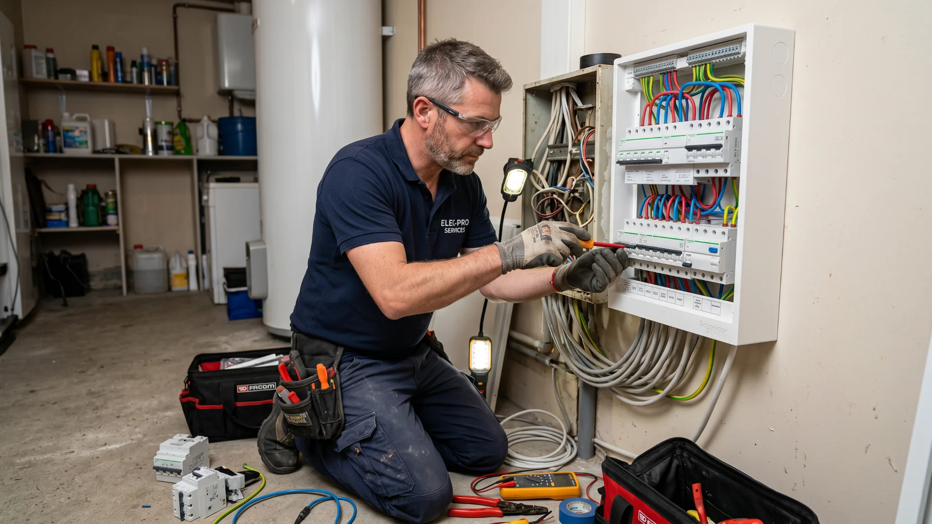 Remplacement tableau électrique Home Reno