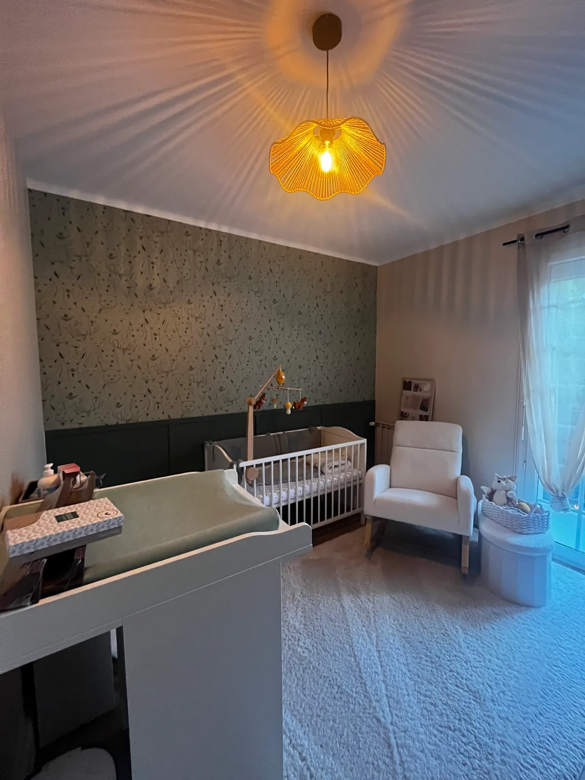 Chambre bébé sol terrazzo rénovation complète Home Reno