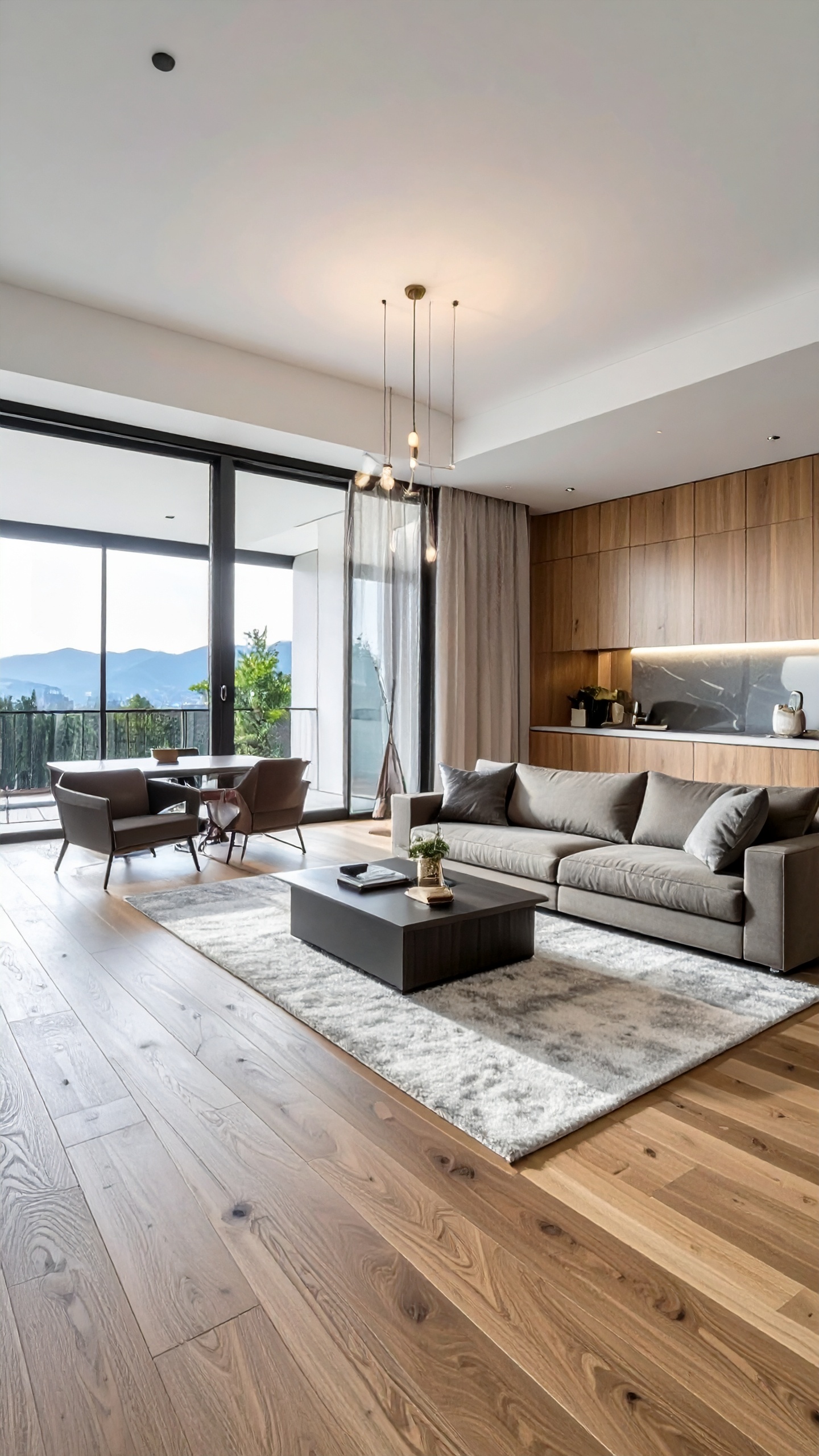 Salon rénové moderne appartement Tarbes Home Reno