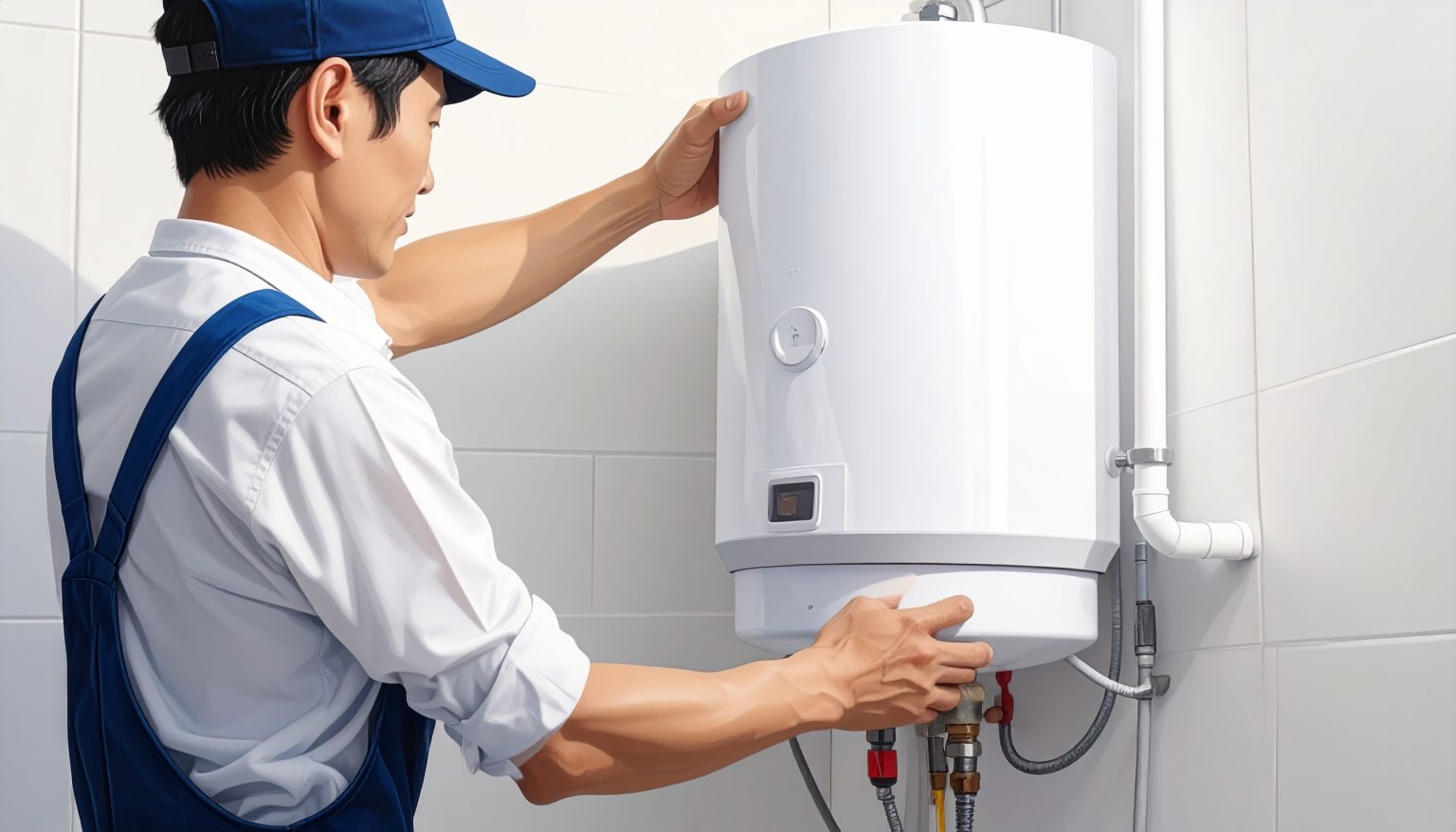 Firefly_Plombier remplace un chauffe eau 694501